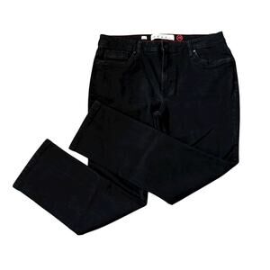Artful Rebel Black Denim Straight Leg Jeans Mens Size 36X30